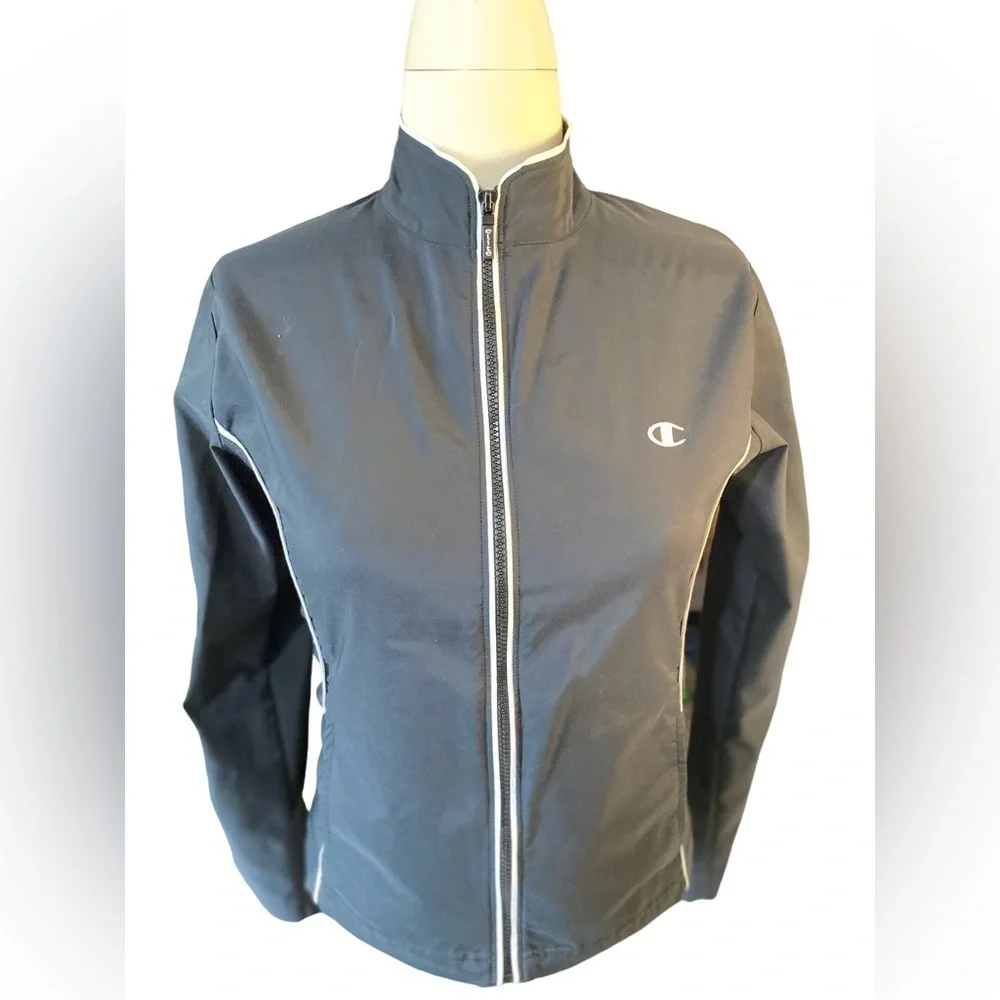 CHAMPION Black Women’s Small Zip Up Track Jacket